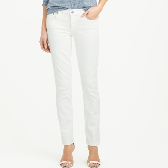 J. Crew Denim - J. Grew Factory White Matchstick Jeans Sz 30